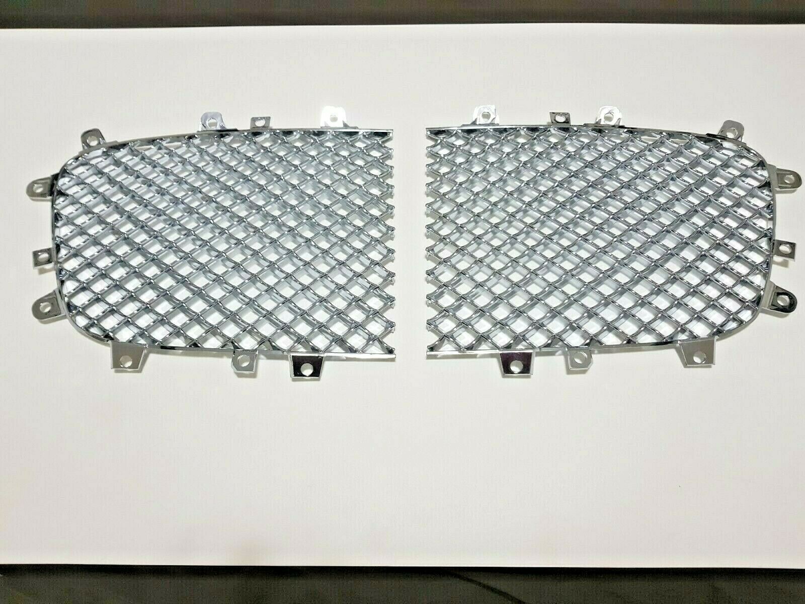Bentley Continental Gt Gtc & Flying Spur Radiator Chrome Grill Mesh 09 - 11