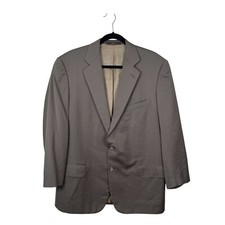 Ermenegildo Zegna Blazer Jacket Mitchells Westport Sport Coat Tan Size 54R US 44