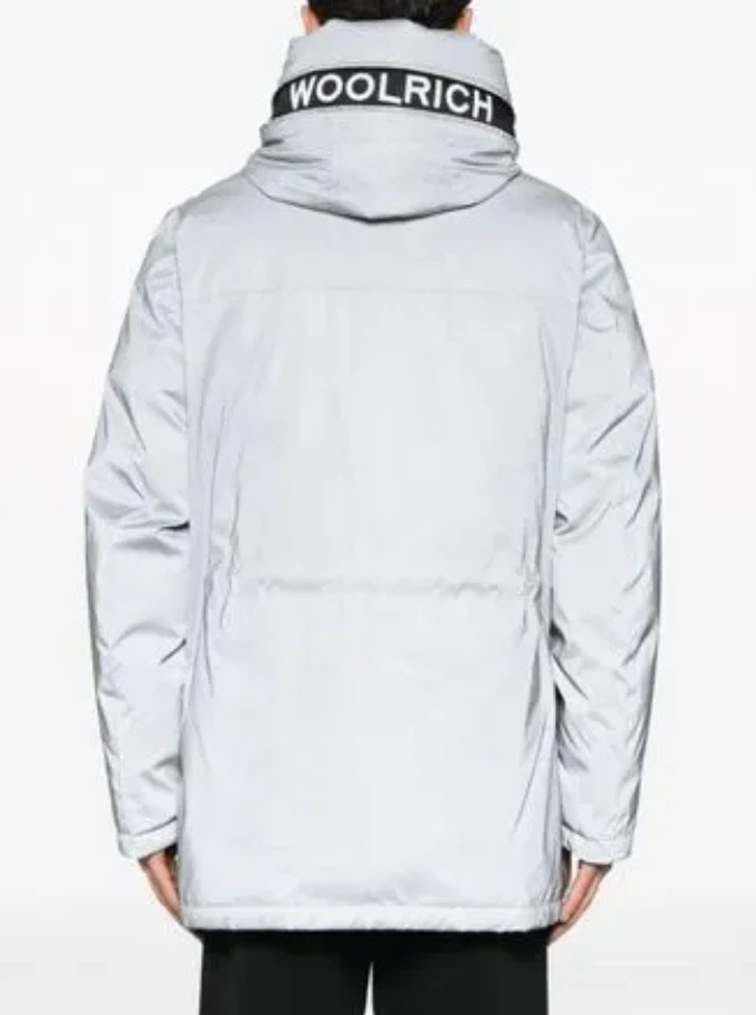 $1,320! NWT Men's Woolrich Arctic Reflective Parka Evolution Olmetex Silver - L - Image 3 of 4