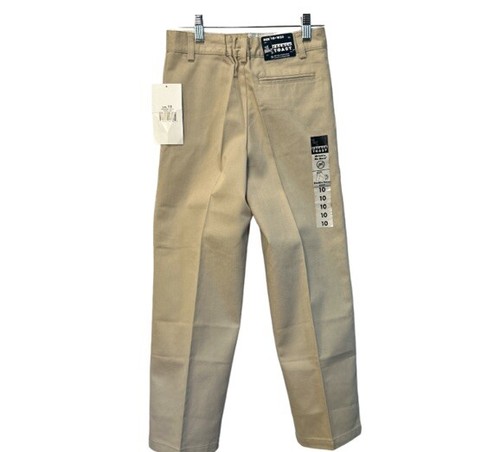 French Toast Uniform Pants Khaki Straight Double Knee wrinkle no more size 10 - Picture 12 of 12