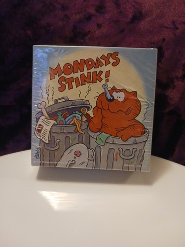 VINTAGE SEALED 1985 SPRINGBOK HEATHCLIFF MINIATURE PUZZLE PZL7275 MONDAYS STINK