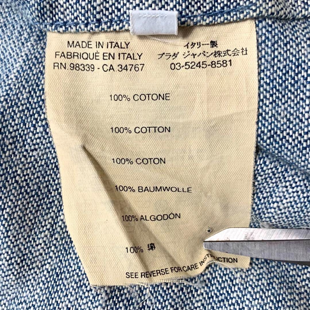 00s Miumiu archive leather ＆denim jacket 31081444_60160886_600.jpg