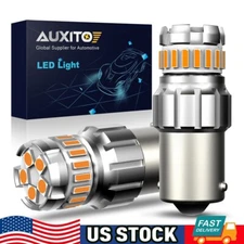 AUXITO 1156 12496 Amber LED Turn Signal Light Bulb Error Free Anti Hyper Flash M
