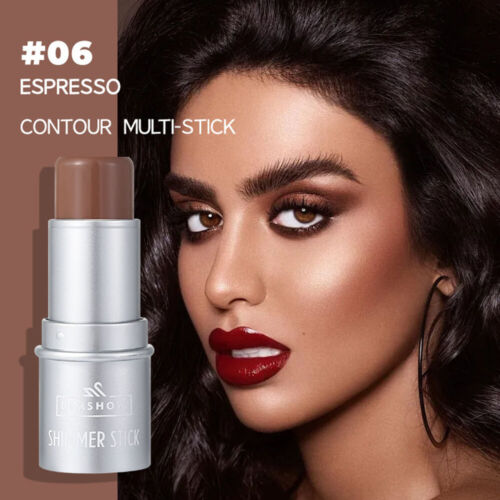 6 Colors Cheek Lip Tinted Moistured Blush Stick Eyes Cheek Lip Brighten Cream - Picture 18 of 26