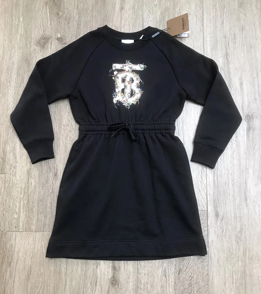 Burberry Girls Black Jumper Dress Age 4 Yrs. RRP 300 BNWT