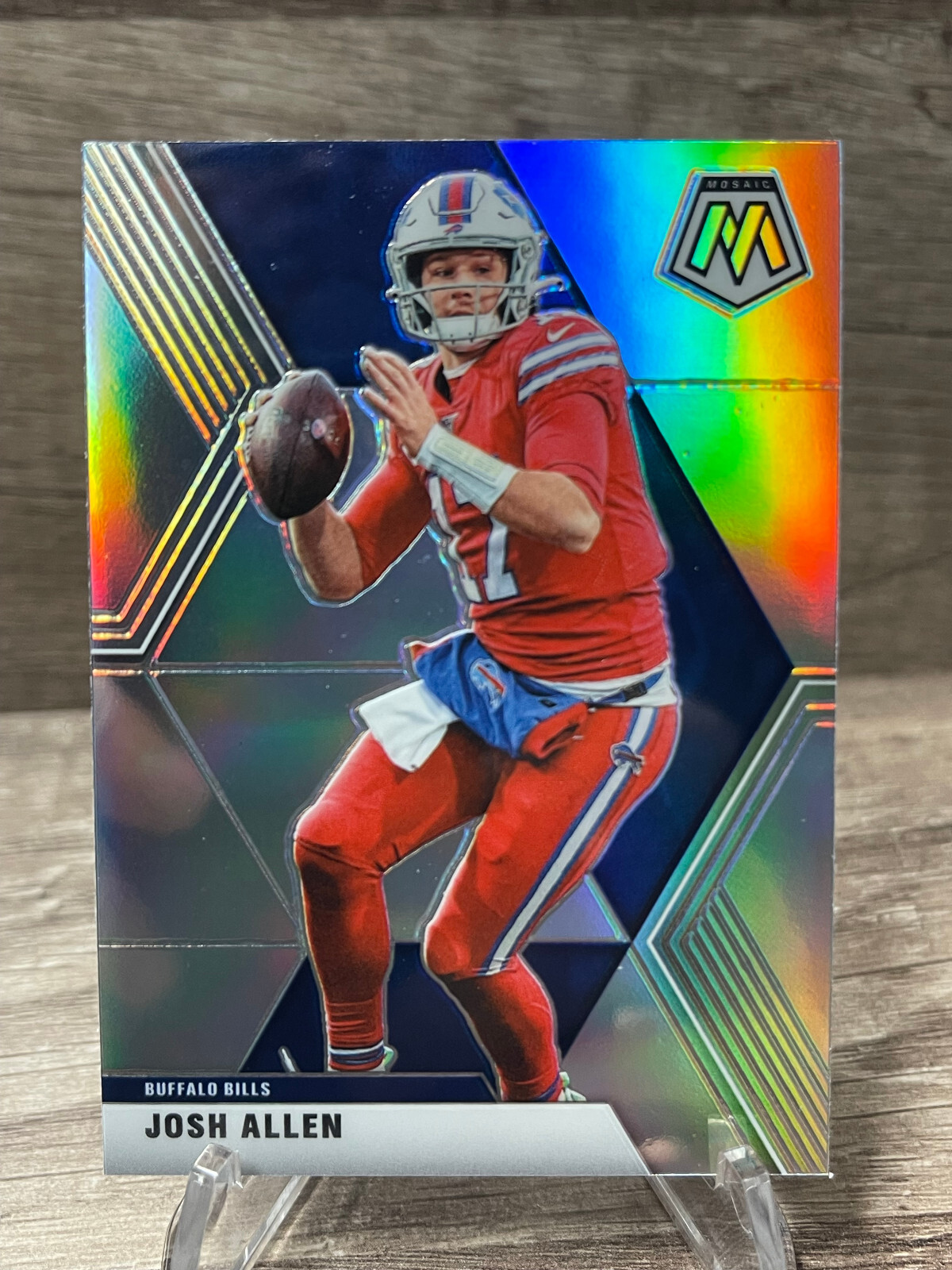 2020 Panini Mosaic Football Josh Allen Silver Buffalo Bills #26 TC534