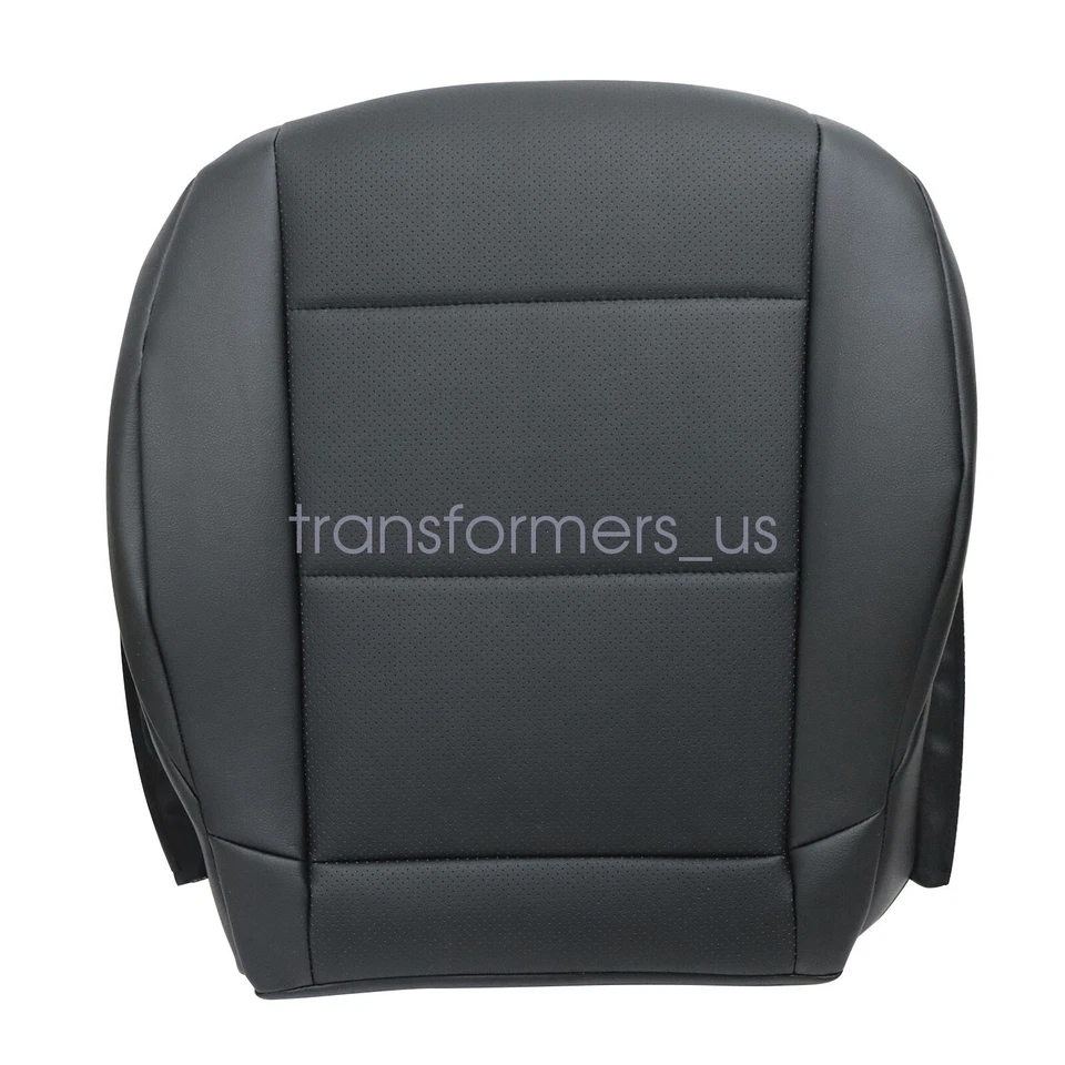 Cubierta de asiento de cuero inferior del lado del conductor negra para Mercedes Benz C230 2005 a 2007 Foto 2 de 4