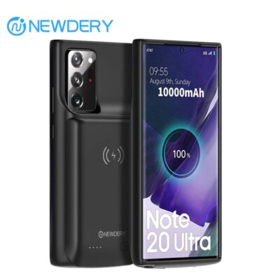 for Galaxy Note 20 Ultra Battery Charger Case Wireless Charging Cover Power Bank