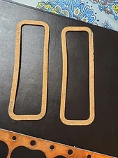 1937-1954 Desoto 6 cyl. Dodge Cork Valve Cover Gasket Set 2, VS-38219 & 780475