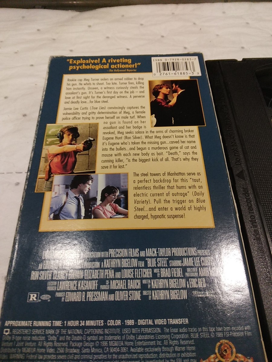 Blue Steel (VHS, 1990, Movie Time) B23 27616188533| eBay