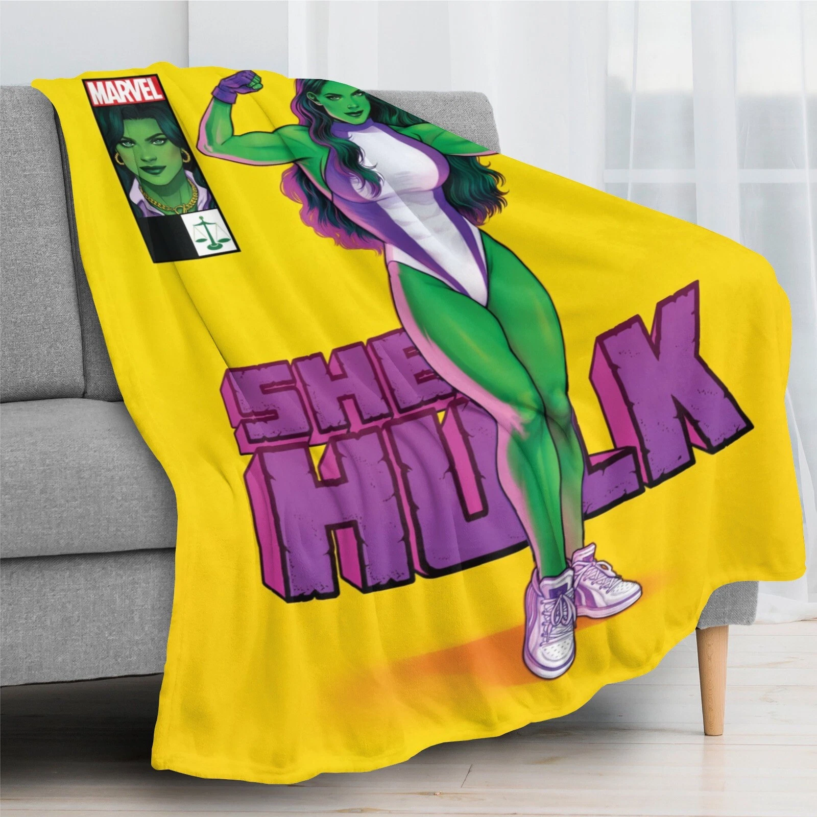 She Hulk Blanket Soft Bed Sofa Throw Cozy Lightweight Birthday Gift