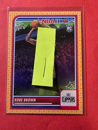 2023-24 Hoops Haunted Hoops Orange #55 Kobe Brown, Rookie, cd1 - Picture 3 of 3