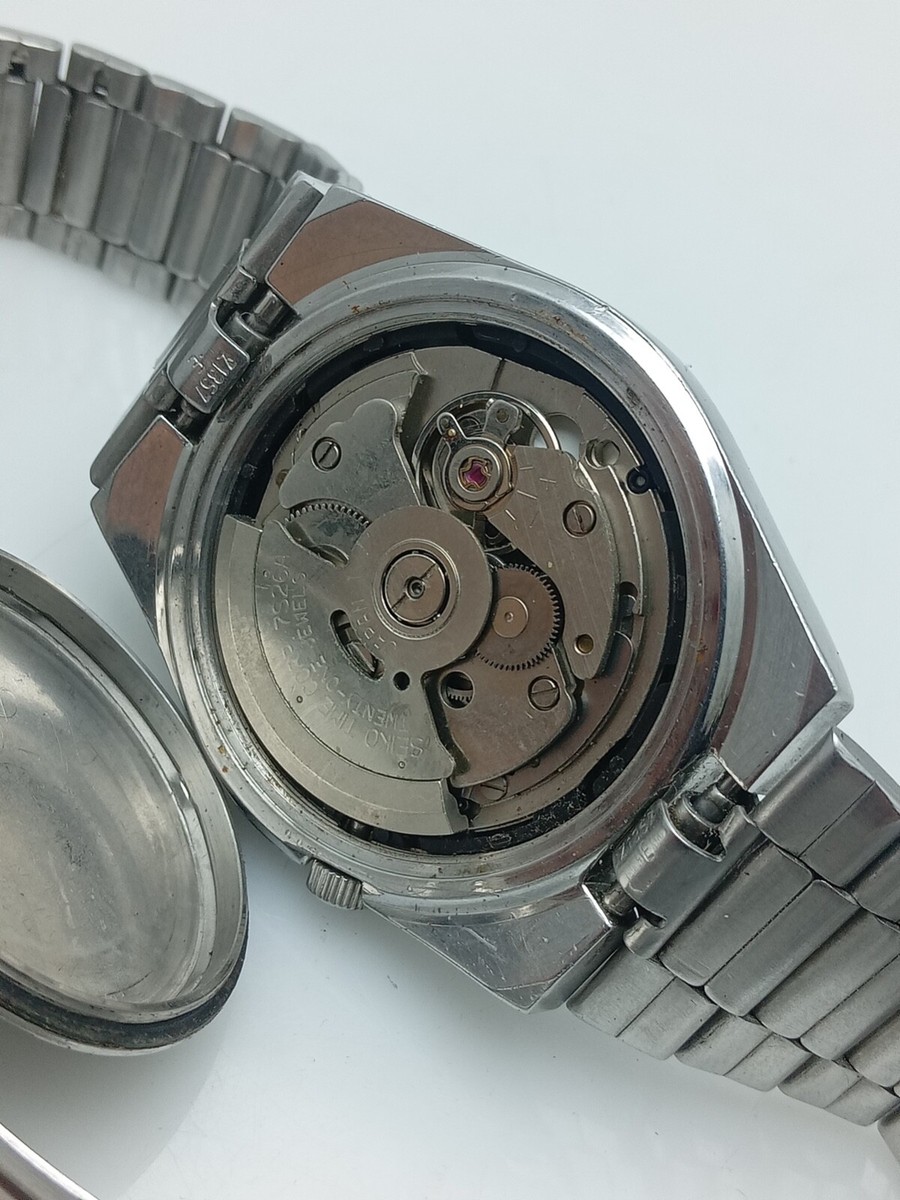 Rare Seiko 5 Gray Dial 7S26-3130 Automatic Day/Date Vintage Watch