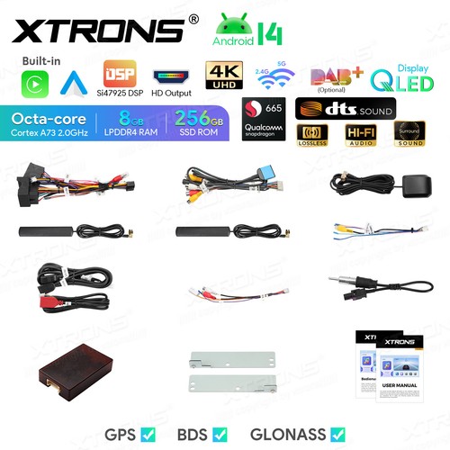 Android 14 7" Car Stereo 8GB 256GB 8-Core GPS NAVI WIFI DSP DTS HiFi for BMW E39 - Picture 12 of 20