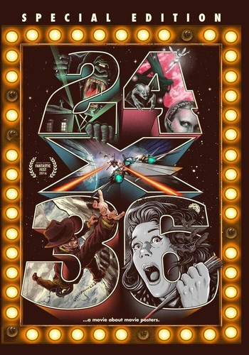 24x36 A Movie About Movie Posters (Blu-ray, 2016, Movie Poster Art Documentary)