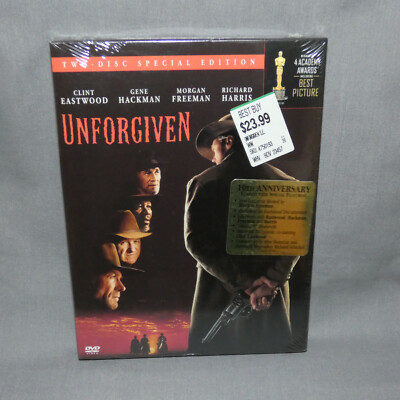 Unforgiven DVD Clint Eastwood Gene Hackman 10th Anniversary Edition Factory Seal
