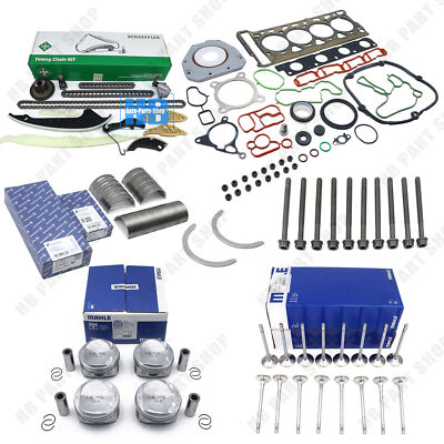 Engine Overhaul Rebuilding Pistons Valves Kit For VW Audi A4 A5 1.8 TFSI CDH CDA