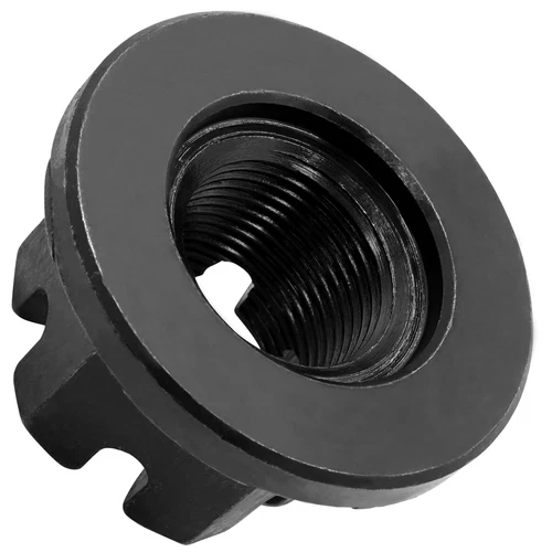 Tuerca de castillo 501110 con pasador Cotter para caja de cambios giratoria King Kutter rosca fina 1"-14 - Imagen 4 de 7