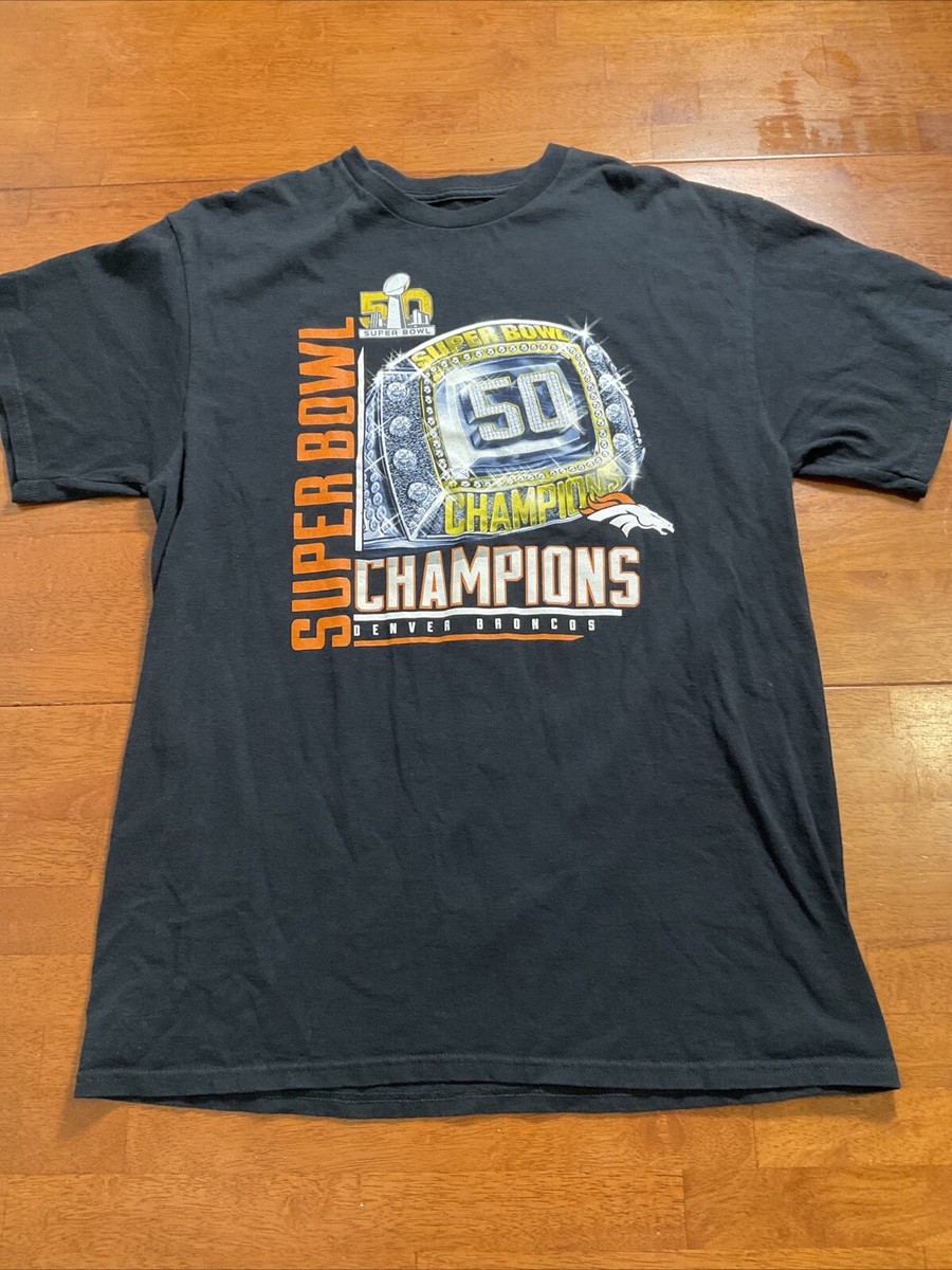 Denver Broncos Super Bowl 50 Champions Championship Ring T Shirt