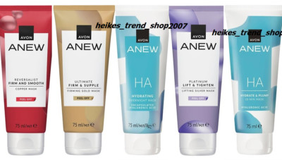 Avon Anew Luxus Abziehmaske mit Goldpartikeln, Silberpartikeln, Kupfer- Extrakt