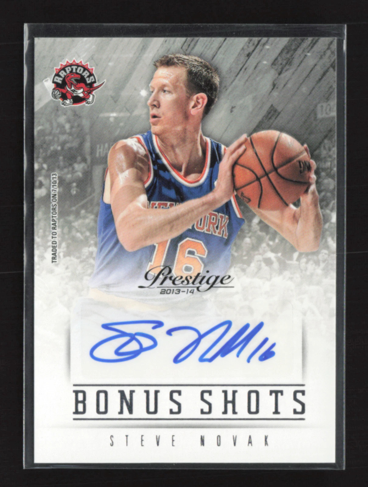 Steve Novak trading card