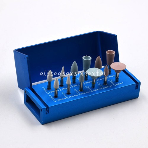 Dental Composite Polishing Contra Angle Set Diamond Polishers Burs Cup