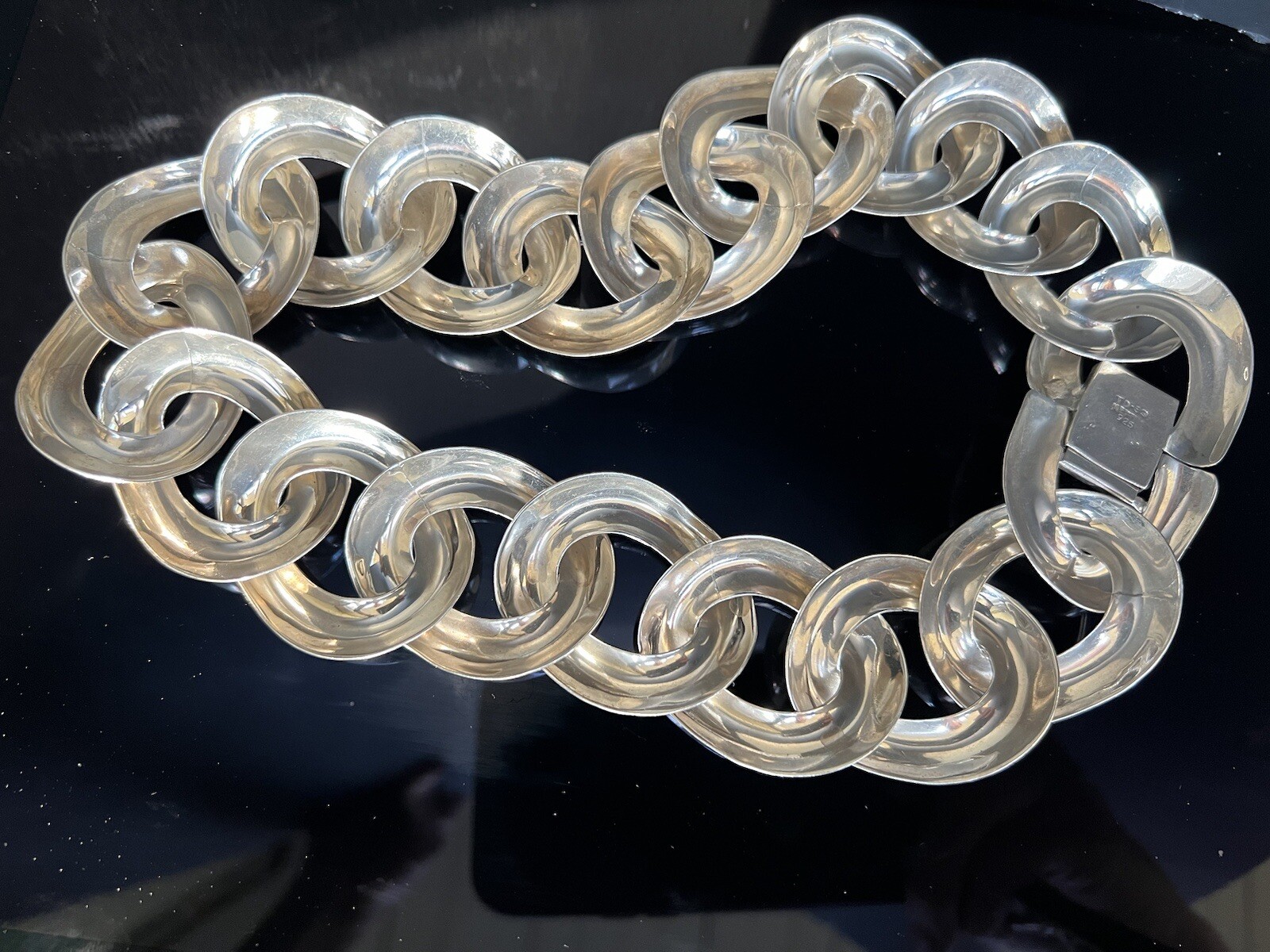 159gr Vintage Solid Sterling Silver Oversize Miam… - image 12