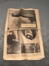 Story in Pictures Hearst-Zeppelin 1929 Pittsburgh Sun Telegraph Graf