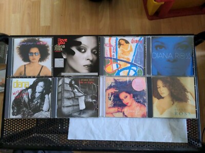 Diana Ross CD Album Bundle x 8 - I Love You Blue Take Me Higher Thank You Red ..