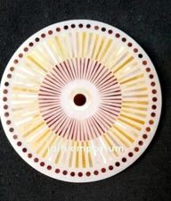 15'' antique Marble Coffee Center Table Top Pietra Dura Marquetry Inlay mop