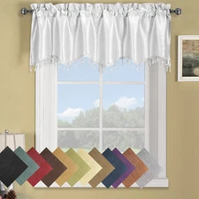 Soho Straight Valance Solid Pattern (Single) 70 x 17"L 100% polyester
