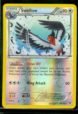 Pokemon – Swellow (103/146) – Carta Rara Dall'espansione XY. Una Carta Incolore Di Fase 1 Con 90 PV.