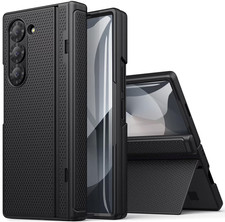 SIXBOX for Samsung Galaxy Z Fold 6 Case with Kickstand & Front Screen Protector