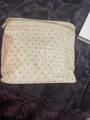 kate spade new york tote deco dots tote lunch bed, insulated interior. - 第 1/11 張圖片