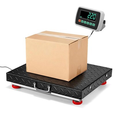 Heavy Duty Floor Scale with 20.5  X 17.7  Large Stainless Steel Platform, 660...