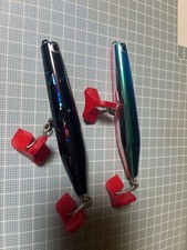 WaterLand Techno Jerk Lure 105mm/4.1in, 2pcs, Slightly Used Fishing Equipment