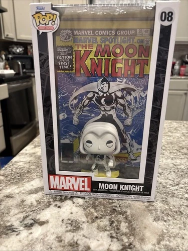 Funko Pop! Comic Book Cover with Case: Marvel - Moon Knight #08