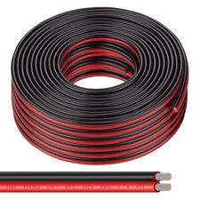 10 Gauge Wire 100FT Tinned Copper Wire-2 Conductor Parallel Wire Insulated St...