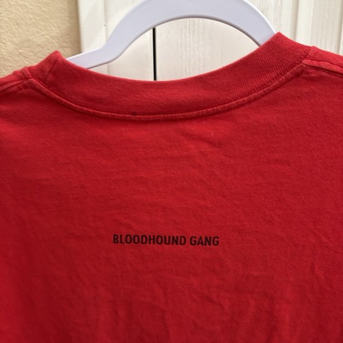 Vintage Bloodhound Gang Men's Short Sleeve t-shirt Large **RARE** PROMO - Picture 7 of 7