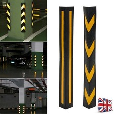 80cm Wall Edge Corner Protector Reflective Car Garage Door Bumper Guard Rubber