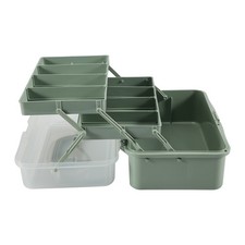 3-Layer Plastic Dividing Storage Box Craft Organizer and Storage with7119