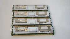-=LOT 8GB(4X2GB)=QIMONDA HYS72T256420HFN PC2-5300F 2RX4 FB ECC REG SERVER MEMORY