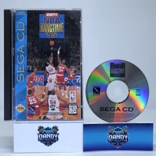 ESPN NBA Hang Time 95 CIB W/ Manual - Sega CD