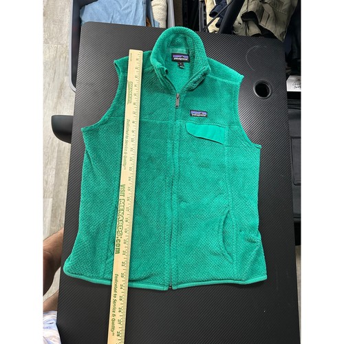 Patagonia Women’s Re-Tool Fleece Vest Green Size Medium Polartec Fleece - Picture 5 of 9