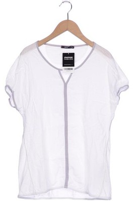 CECIL T-Shirt Damen Shirt Kurzärmliges Oberteil Gr. M Baumwolle Weiß #0hxsm70