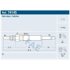 4x Glühkerze für Skoda Fabia 1 6Y2 6Y3 6Y5 Octavia 1U2 1U5 23913012