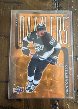 2025-26 Upper Deck Series 2 - Dazzlers Quinton Byfield #DZ-52 Orange