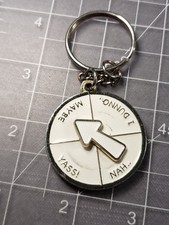 Decision Spinner Yes No Maybe Gift Travel Keychain Fun B60