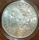1891 S Morgan Silver Dollar ~ AU+++ & BETTER DATE ~ 90% Silver $1 in Capsule