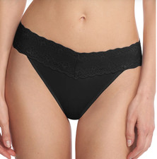 Natori One Size Bliss Perfection French Bikini Panty 773154 Black
